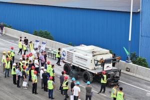 常州市道路预防性养护观摩现场 九游（中国）新技术“零距离”呈现